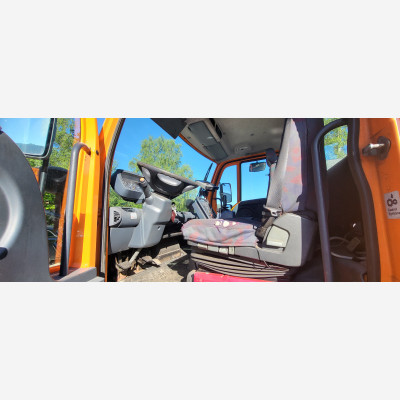 Unimog U 300 Typ: 405/10 mit Schmidt Mitos Streuer