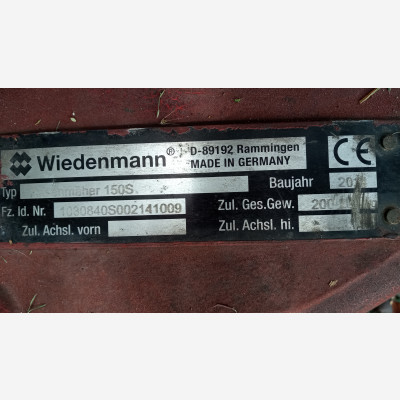 ### Wiedenmann Frontmähwerk RMR 150 S ###